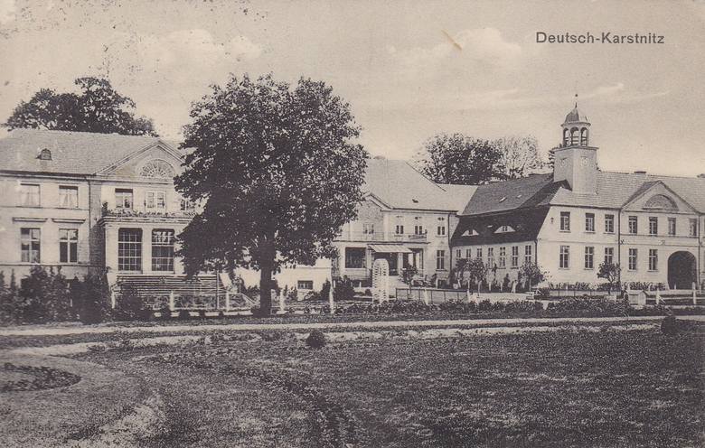 Pałac w Karżniczce w 1925 roku.