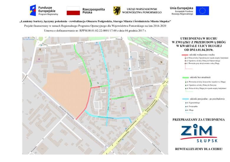 Uwaga kierowcy! Utrudnienia w Słupsku związane z przebudową ulic