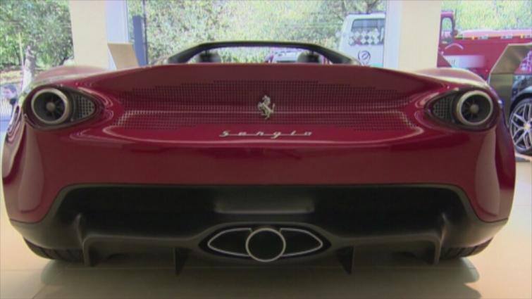 Ferrari Sergio - koncepcyjny samochód skonstruowany na cześć sławnego projektanta aut Serio Pininfariny