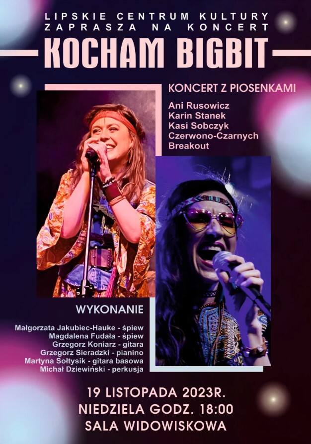Lipskie Centrum Kultury zaprasza na koncert 