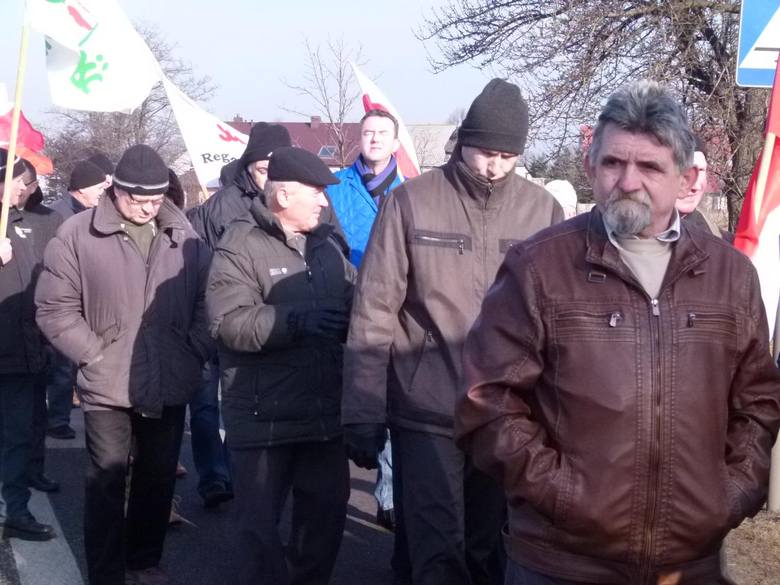 Protest rolników w Łowiczu. Blokada dróg w województwie łódzkim [ZDJĘCIA]