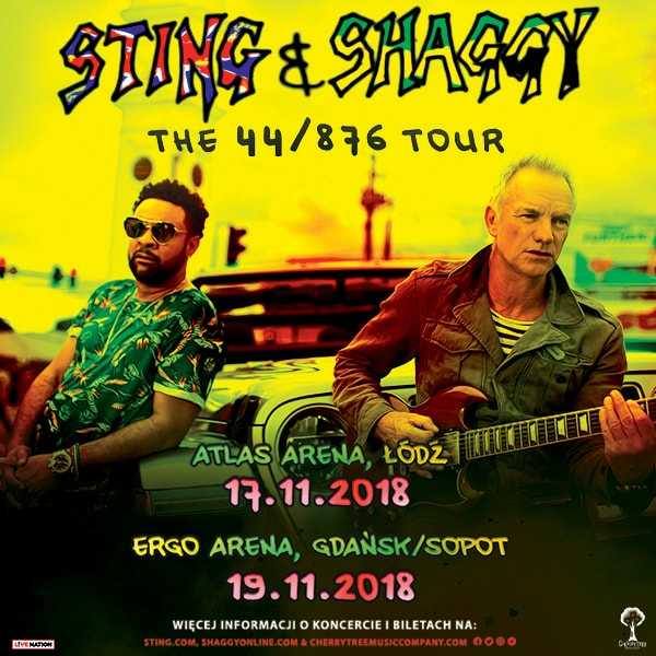 Sting i Shaggy wystąpią w Ergo Arenie