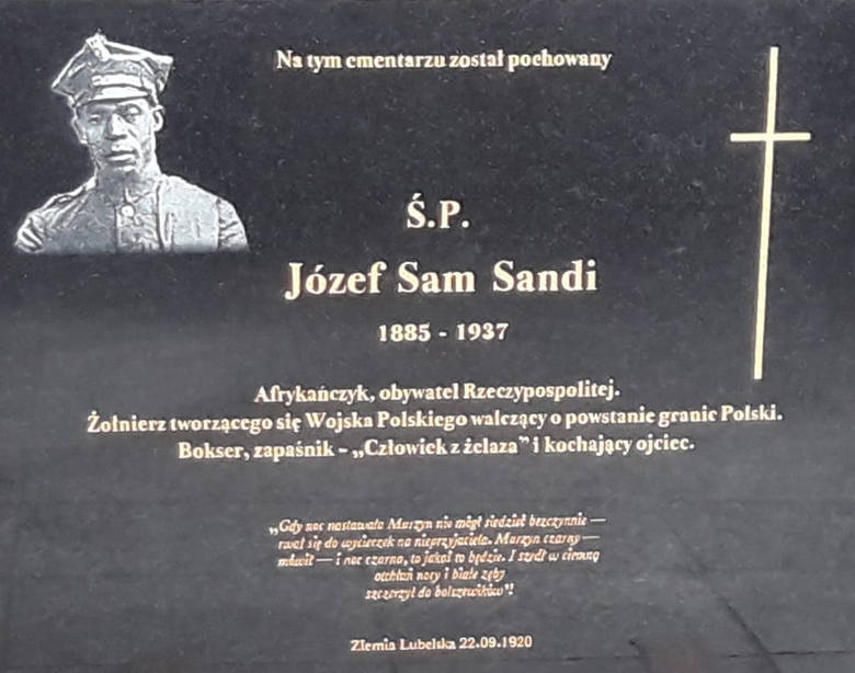 Powstanie Wielkopolskie: Józef Sam Sandi był powstańcem Wielkopolskim ze środka Afryki