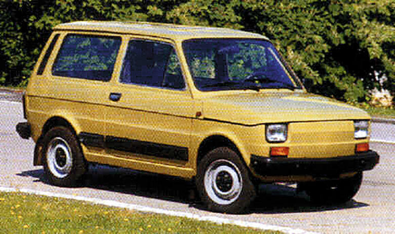 Fiat 126 kombi Miał rozstaw osi wydłużonyo 100 mm. Wielka szkoda, że nie wszedł do produkcji.Zaprojektował go OBR w Bielsku-Białej w 1977 r.Za wzór posłużył