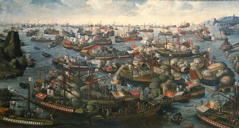 W bitwie pod Lepanto 7 października 1571 r. uczestniczyło niemal pół tysiąca okrętów oraz 150 tys. żołnierzy i marynarzy. Było to wyjątkowo krwawe starcie.
