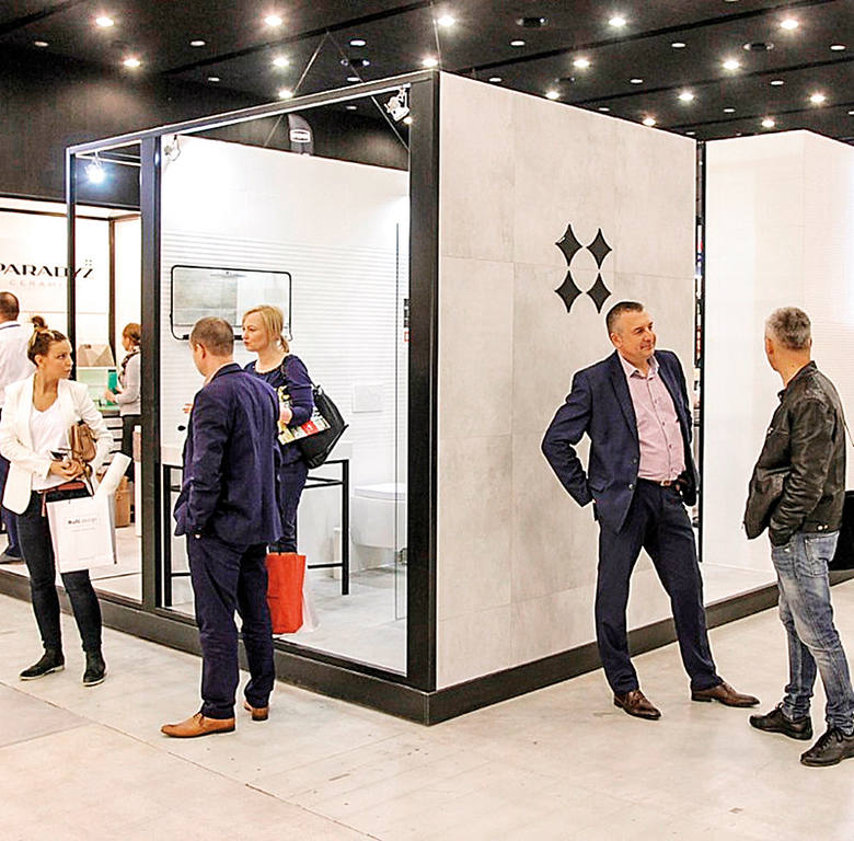 Ceramika Paradyż’s stand at 4 Design Days. The event is organised in Katowice.