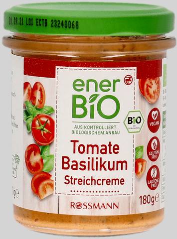 Wycofany produkt: enerBiO pasta kanapkowa pomidor-bazylia 180 g EAN 4305615677521
