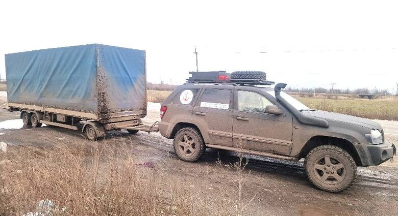Po poprzednich wyborach w ramach transportów humanitarnych organizowanych przez Krzysztofa Adamskiego na Ukrainę trafiło ponad 12 ton banerów