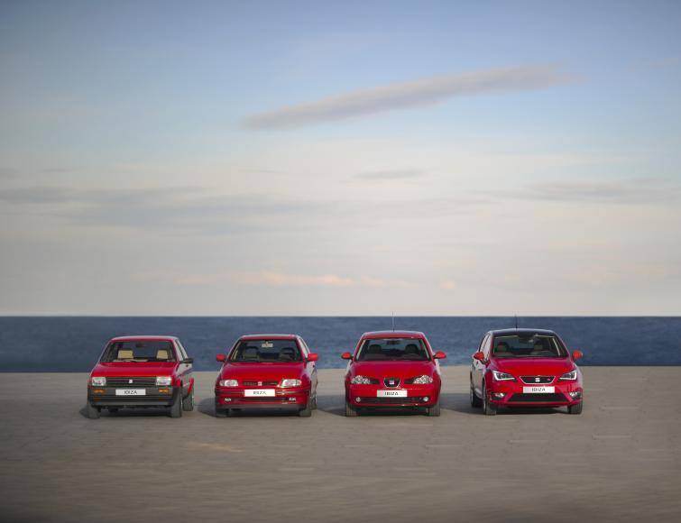 Seat Ibiza - tak prezentują się modele wszystkich czterech generacji