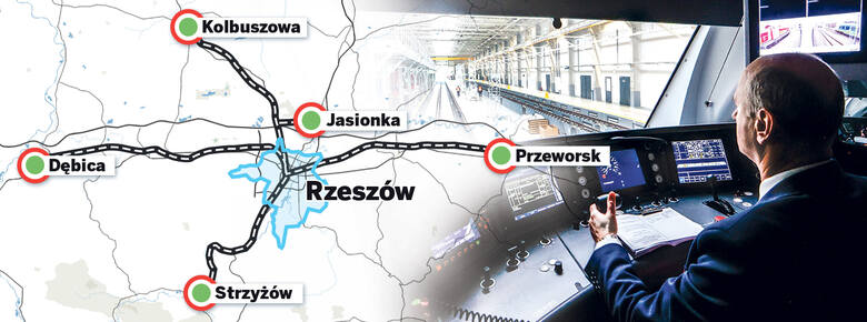 Na tych trasach kursują pociągi Podkarpackiej Kolei Aglomeracyjnej. Kosztowała ponad 756 mln zł