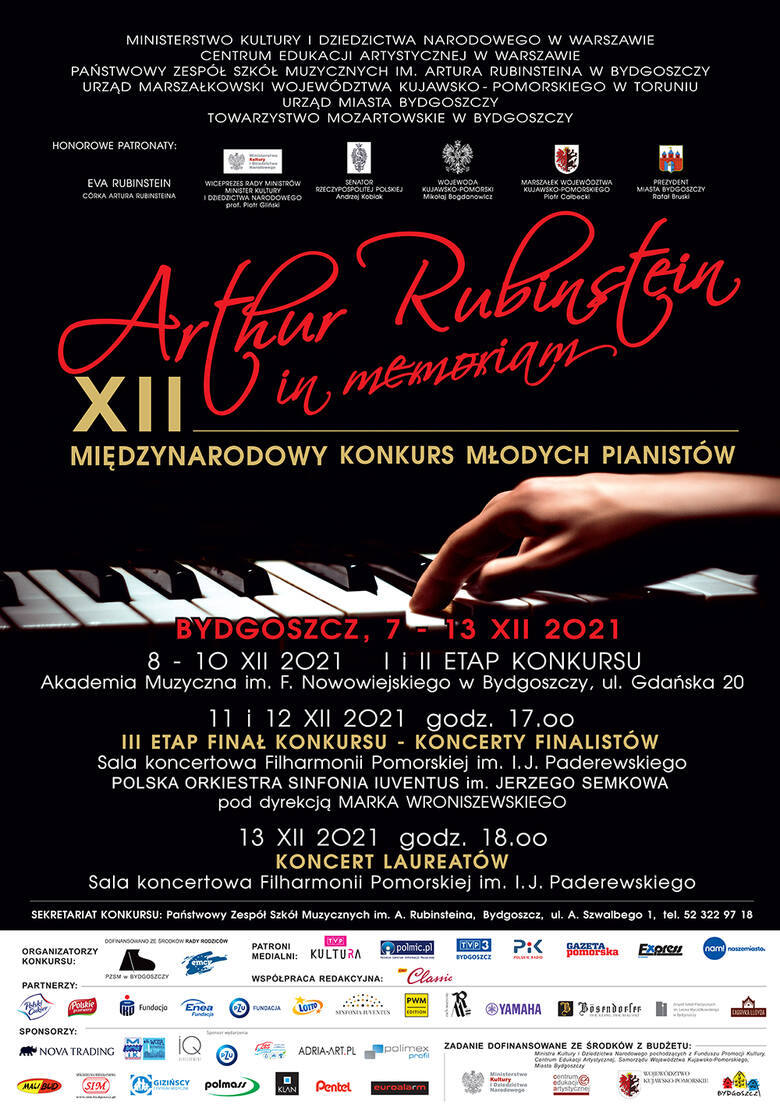 W Bydgoszczy rozpoczęły się przesłuchania Konkursu Młodych Pianistów „Artur Rubinstein in memoriam”
