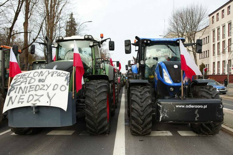 Protest rolników w Białymstoku