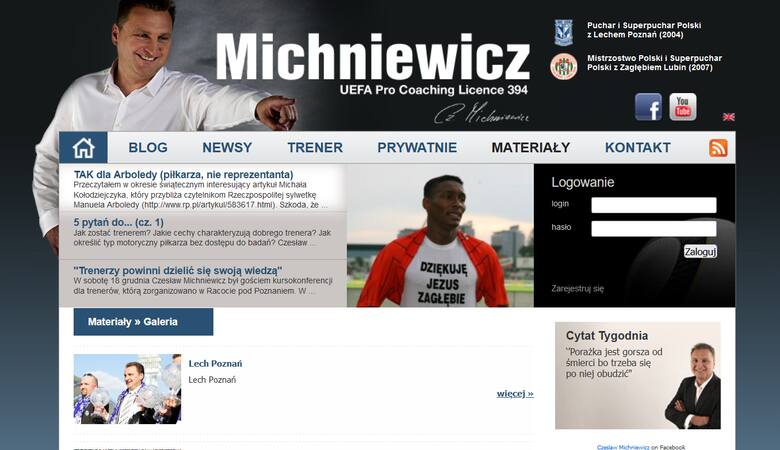 Strona Czesława Michniewicza