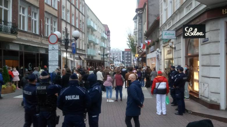 Protest w obronie praw kobiet w Gorzowie