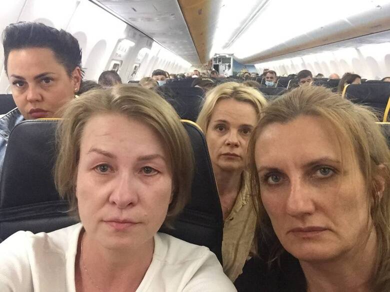 Podlasianki na podkładzie samolotu zatrzymanego w Mińsku przeżyły chwile grozy
