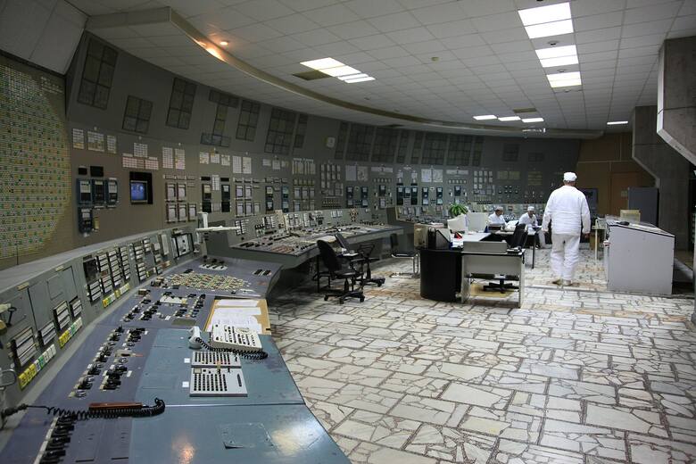 Wnętrze Czarnobylskiej Elektrowni Jądrowej