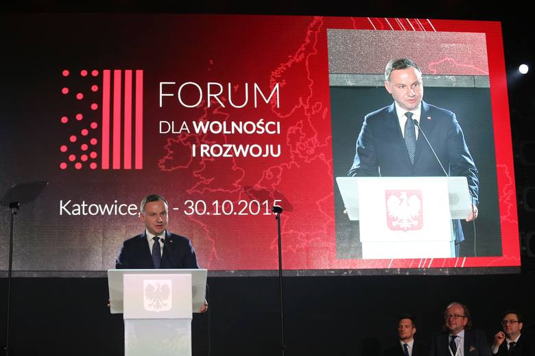 Prezydent Andrzej Duda w Katowicach