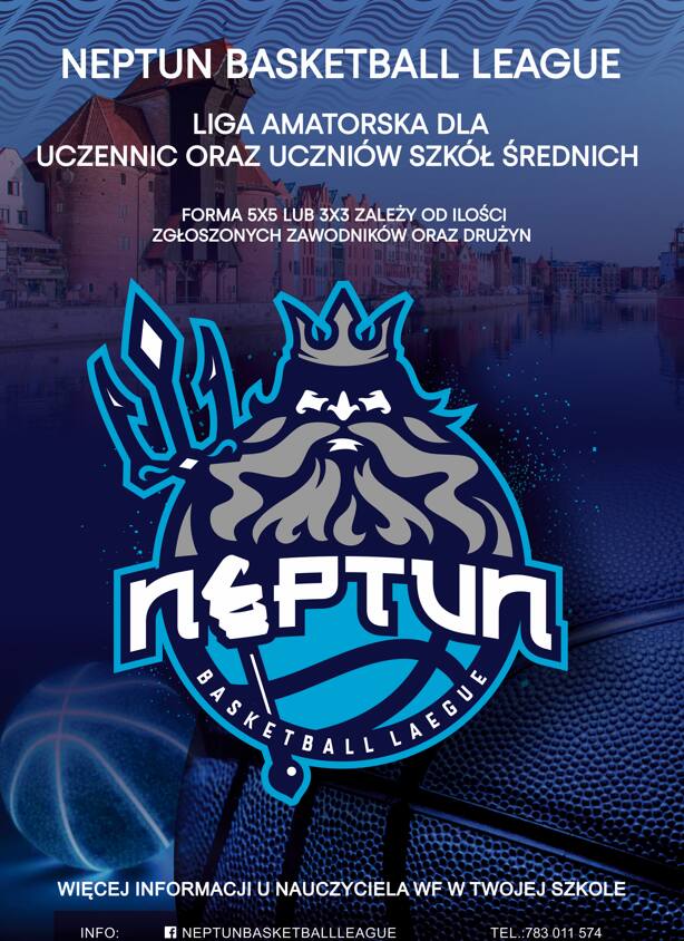 W Gdańsku powstaje nowa amatorska liga koszykówki - Neptun Basketball League. Zapisy do NBL trwają do 3 marca!