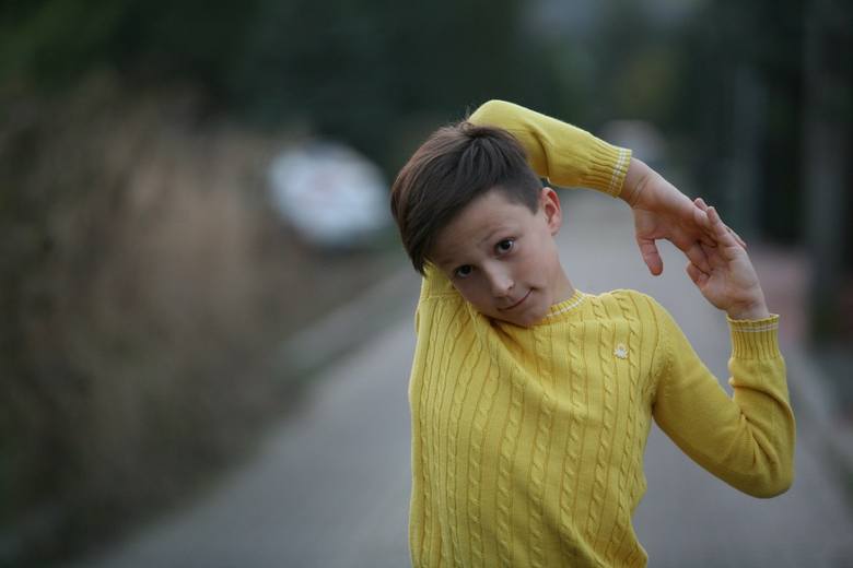 10-letni Wojtek z Zabrza za kilka lat planuje podbić świat mody [WIDEO]