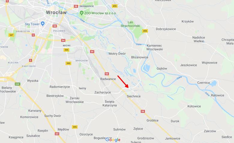 Groźny wypadek na wschodniej obwodnicy Wrocławia, 4 listopada 2018
