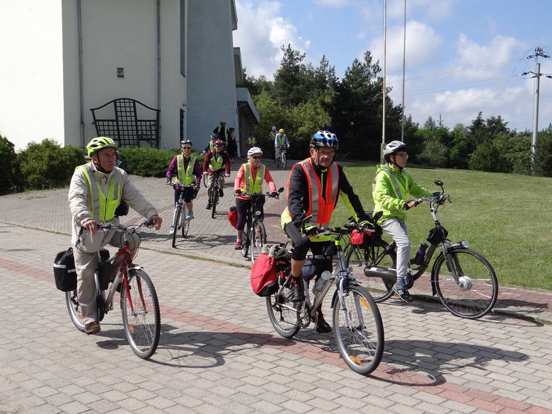 Pielgrzymka rowerowa zawitała do Skierniewic. Pielgrzymi jadą na Jasną Górę