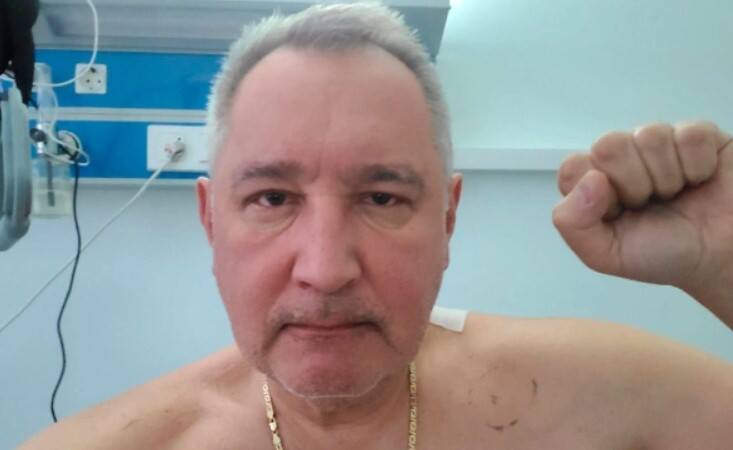 Pierwsze zdjęcie Rogozina po przebytej operacji