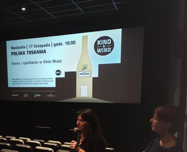 W niedzielę 17 listopada film "Polska Toskanie" mogli zobaczyć widzowie w poznańskim kinie „Muza" w ramach prezentacji „Kino i Wino”. 