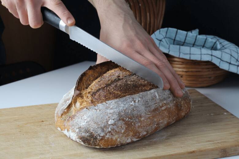 Chleb z dodatkiem 20% mąki orkiszowej razowej