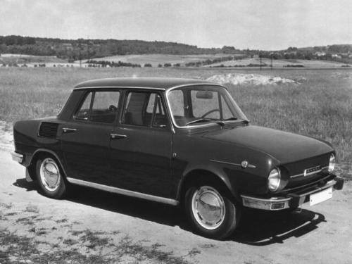 Fot. Skoda: Skoda 100 z 1969 r. to poprzedni model po face liftingu.