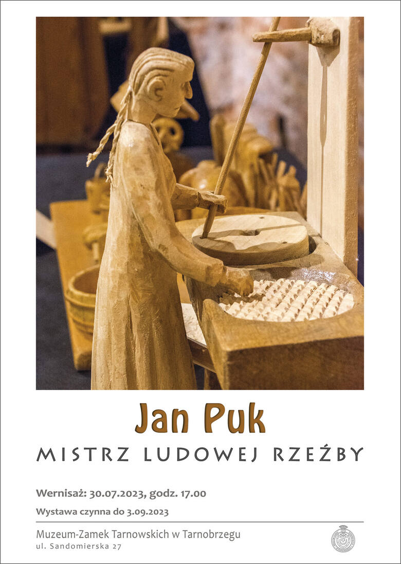 Wystawa prac Jana Puka, mistrza ludowej rzeźby, w tarnobrzeskim zamku. Zobacz wideo