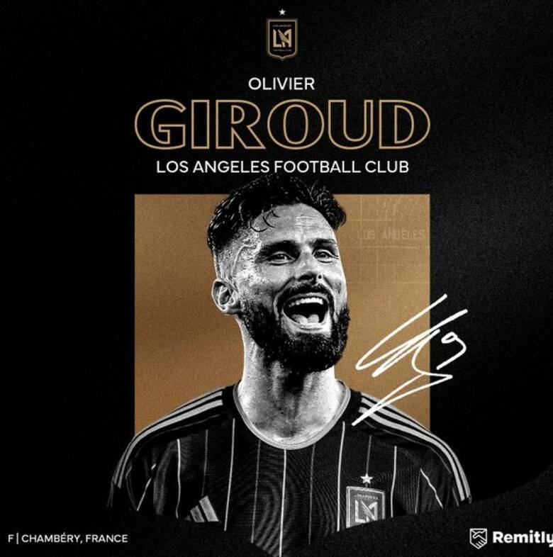 Giroud podpisał umowę z czołówym klubem MLS – Los Angeles FC