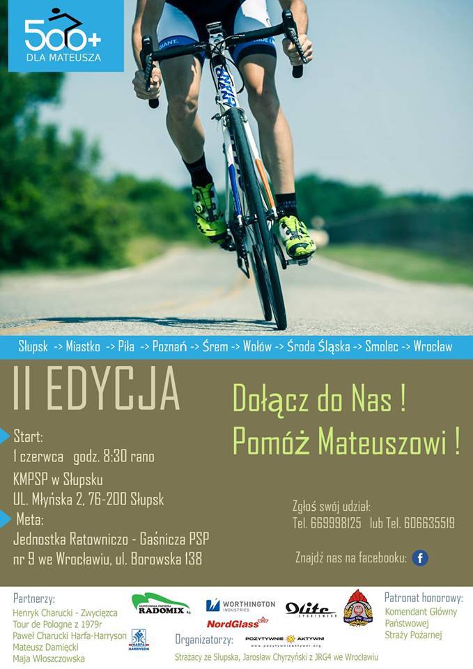 Strażacy ze Słupska na rowerach chcą przejechać 500 km. Dołącz się! 
