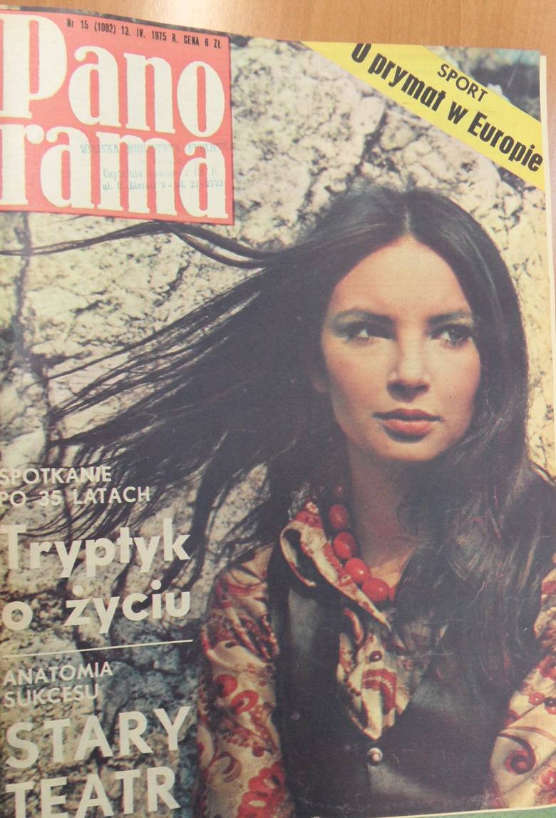 Anna Dymna, aktorka, rok 1975