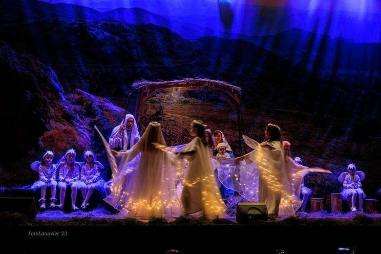 Jasełka na scenie teatralnej u salezjanów w Oświęcimiu zawsze są spektaklami z dużym rozmachem