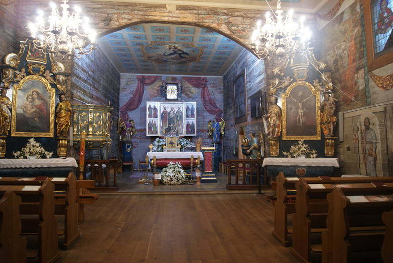 Kościół św. Marcina w Ćwiklicach koło Pszczyny.