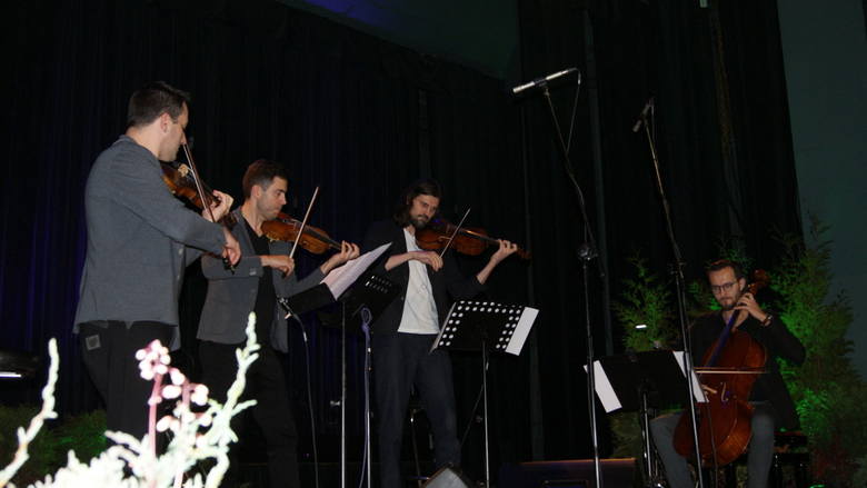 16. Festiwal Muzyki Romantycznej. Koncert Atom String Quartet  w Kinoteatrze Polonez w Skierniewicach [ZDJĘCIA, FILM]