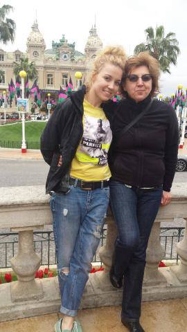 Z dorosłą córką Ewą w Monako. - Jestem z niej bardzo dumna - przyznaje mama.