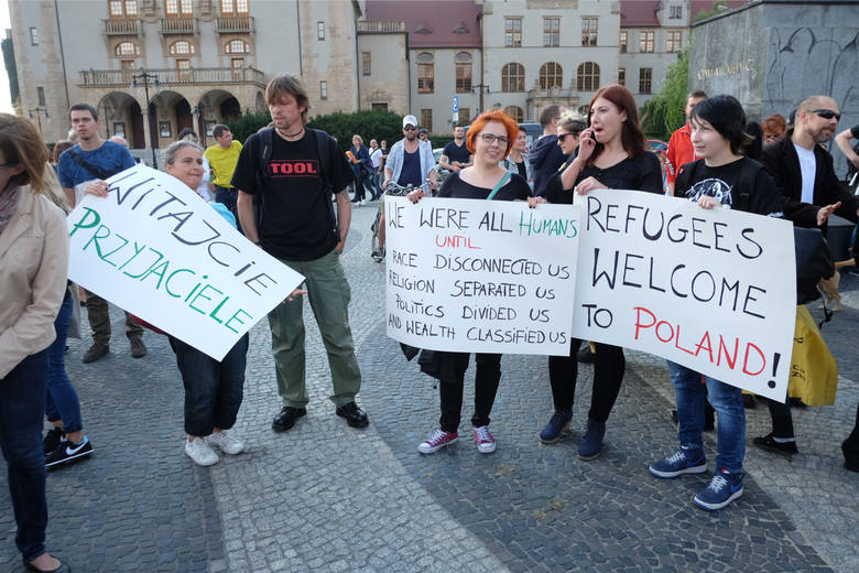 W 2015 roku odbyła się w Poznaniu manifestacja pod hasłem "Uchodźcy mile widziani"