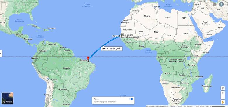Aleksander Doba przepłynął wszerz Ocean Atlantycki z Senegalu do Brazylii. Jako pierwszy dokonał tego w kajaku bez żagla, wyłącznie dzięki sile mięś