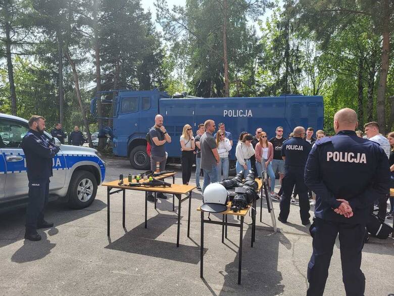 Mundurowi z Lublina gościli studentów ze szkoły policyjnej w Niemczech. Zdjęcia