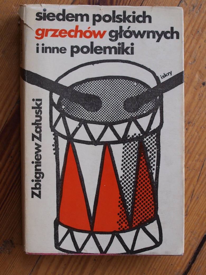 Okładka książki Zbigniewa Załuskiego „Siedem polskich grzechów głównych” (1973)