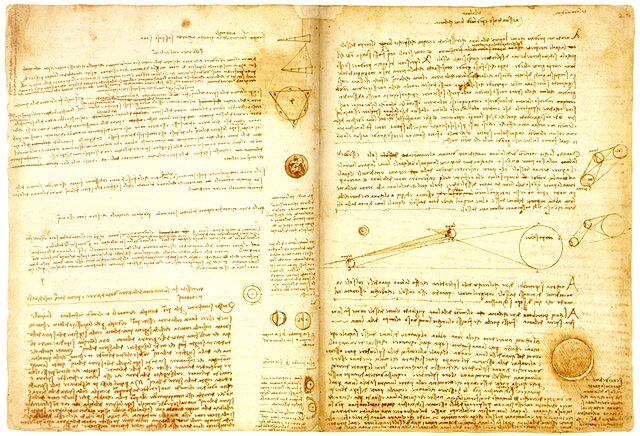 Najdroższa książka na świecie została napisana przez Leonarda da Vinci.
