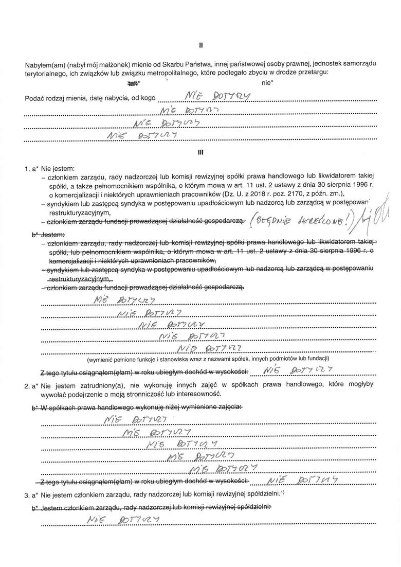 Oświadczenie majątkowe prezydenta Andrzeja Dudy. Ponad 250 tys. zł majątku, dwa mieszkania, działka i kredyt na 497 tys. zł