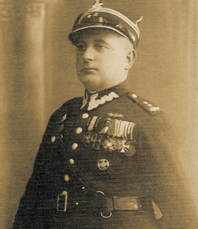 Podpułkownik Zygmunt Szafranowski z 25.pułku piechoty