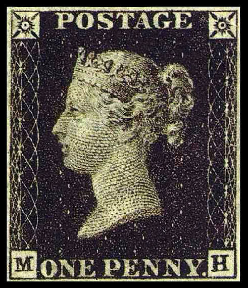 Penny Black - pierwszy znaczek pocztowy