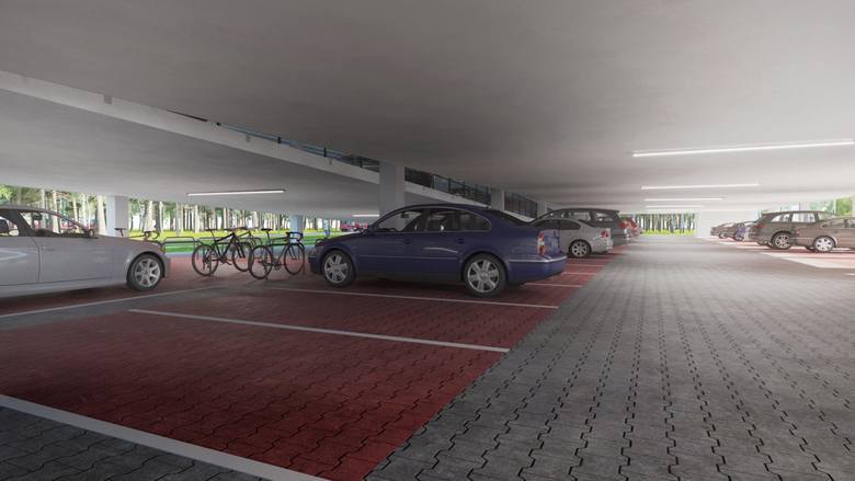 Biuro Architektoniczne „ComProjekt” - wstępna koncepcja parkingów