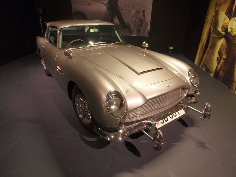 Aston Martin DB5 James Bond, źródło:  Louwman Collection/wikipedia.de