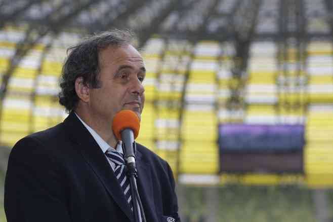 Szef UEFA Michel  Platini