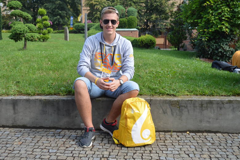 Adrian z Ostrzeszowa zamiast wakacyjnego wyjazdu wybrał ŚDM