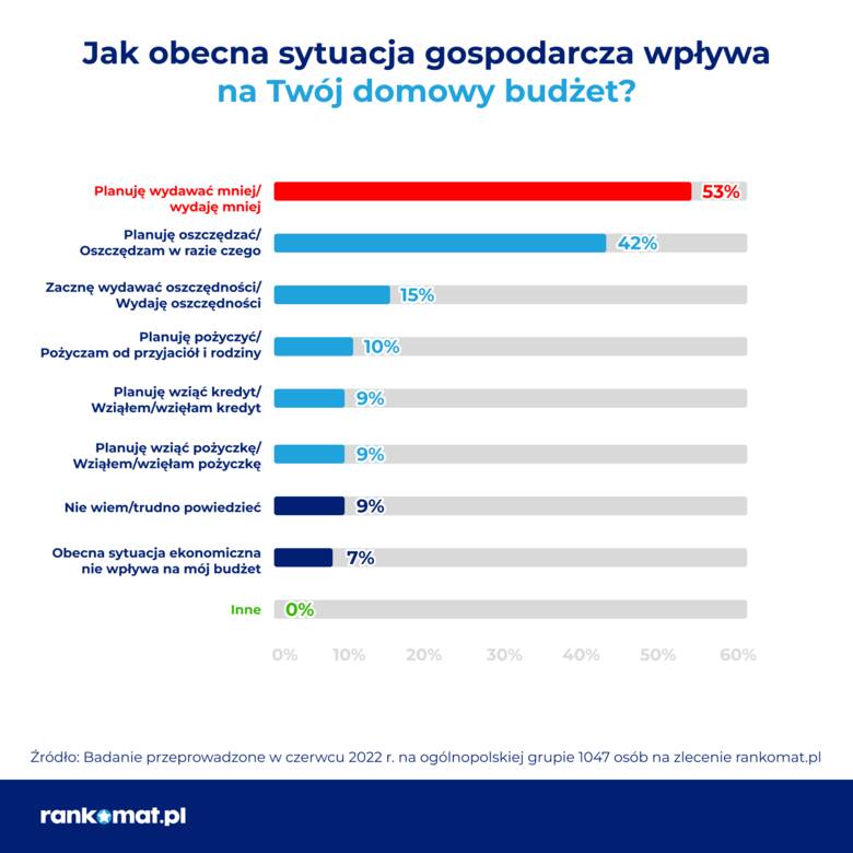 Podstawowe cele pożyczek i  kredytów brane przez Polaków w 2022 roku.